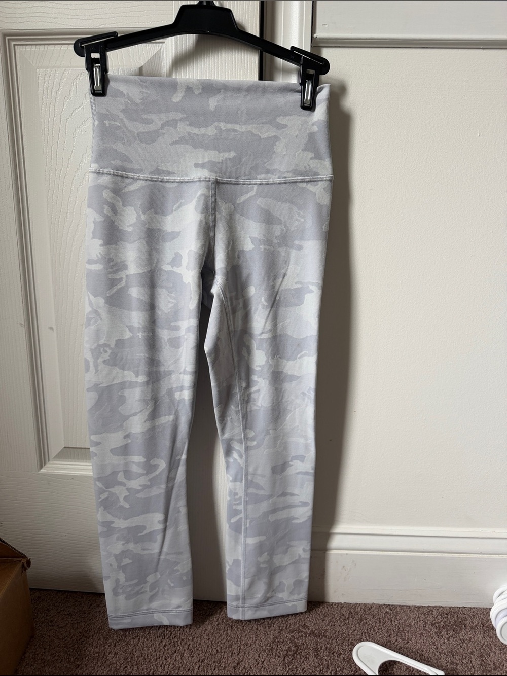 Lululemon excellent condition High-Waist Gray Camo Leggings